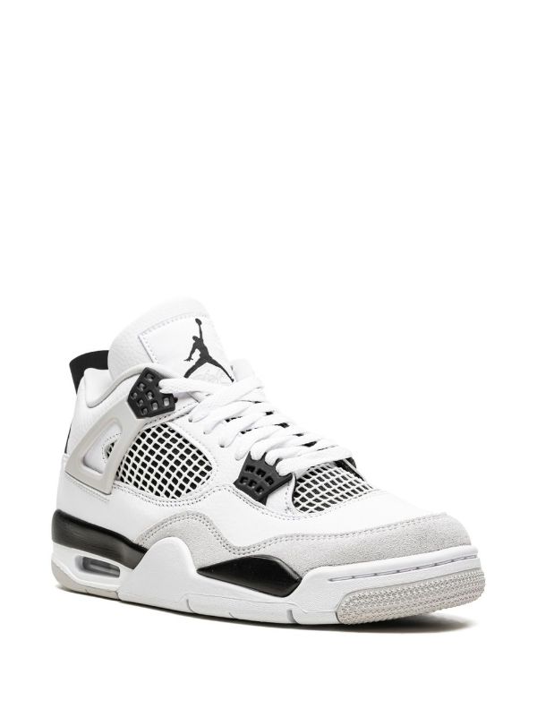 Air Jordan 4 Retro silhouette “Military Black “ - Image 2
