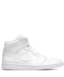 Air Jordan 1 Mid "Triple White"