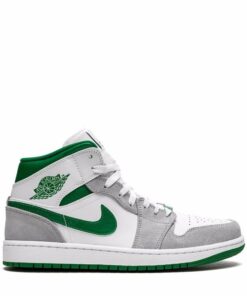 Air Jordan 1 Mid SE "Grey/Pine Green/White"