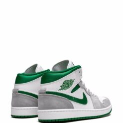 Air Jordan 1 Mid SE "Grey/Pine Green/White" - Image 3