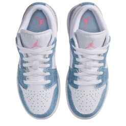 Air Jordan 1 Low SE Demin Sequin (GS) - Image 3