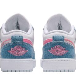 Air Jordan 1 Low SE Demin Sequin (GS) - Image 4