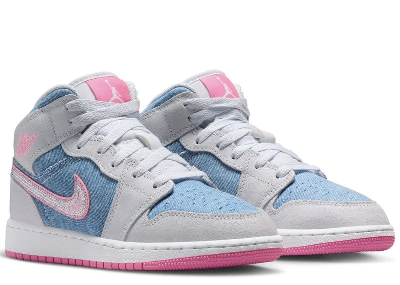 Air Jordan 1 Mid Demin Sequin (GS)