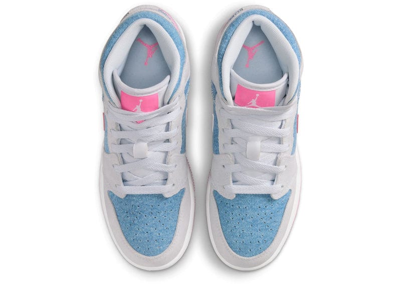 Air Jordan 1 Mid Demin Sequin (GS) - Image 2