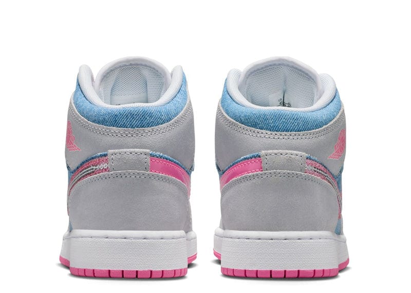 Air Jordan 1 Mid Demin Sequin (GS) - Image 3