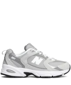 New Balance 530 suede low-top sneakers light grey/white