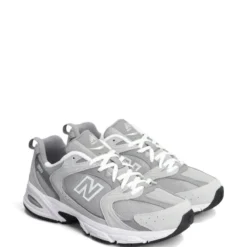 New Balance 530 suede low-top sneakers light grey/white - Image 2