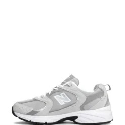 New Balance 530 suede low-top sneakers light grey/white - Image 3