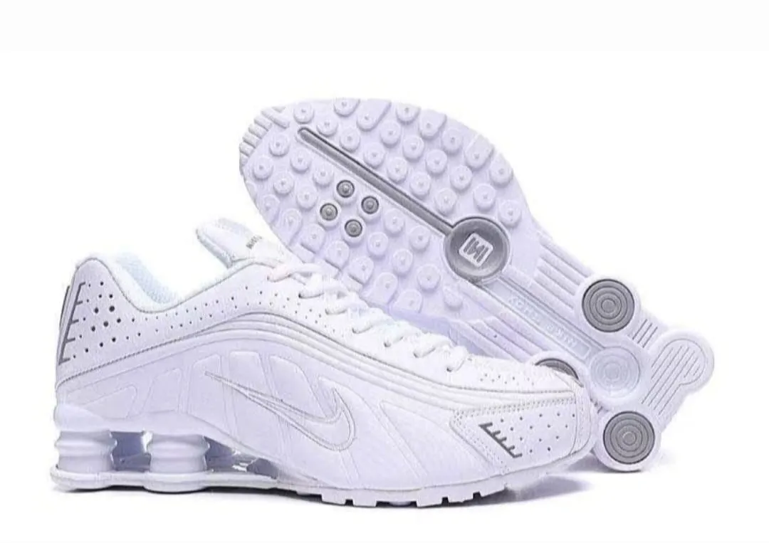 Nike Shox R4 “Triple White” - Image 2
